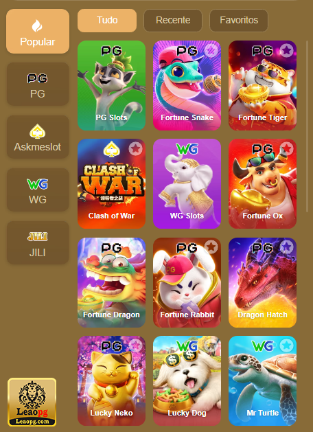 Jogos Certificados leaopg.com