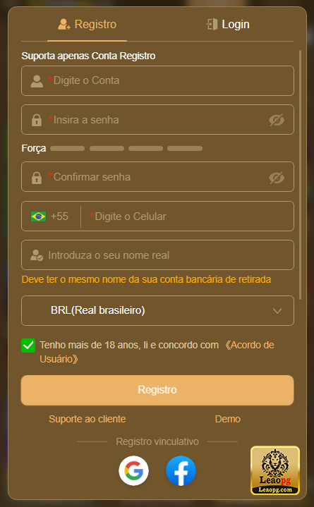 Recompensas VIP leaopg.com